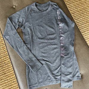Lululemon Swiftly Tech Long Sleeve Shirt 2.0, with SoulCycle logo detail